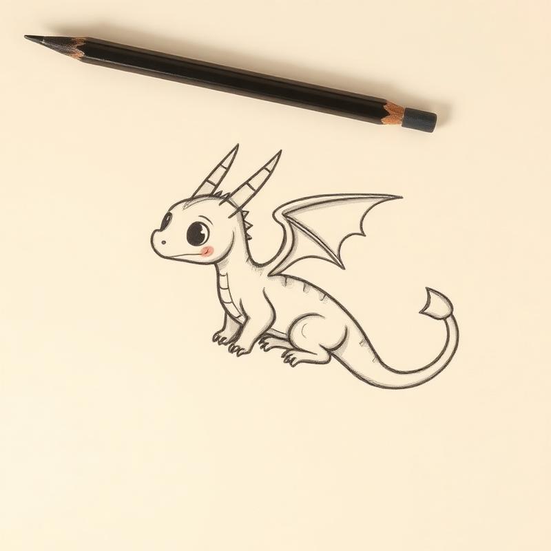 Doodle drago in stile Ghibli