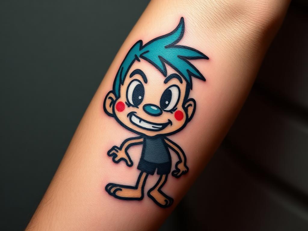 Esempio di tatuaggio Cartoon