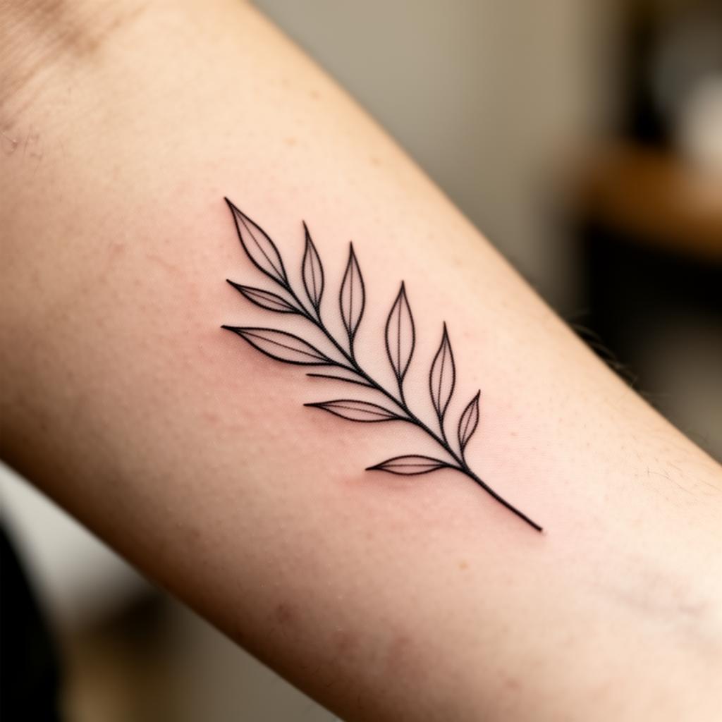 Esempio di tatuaggio Fine Line
