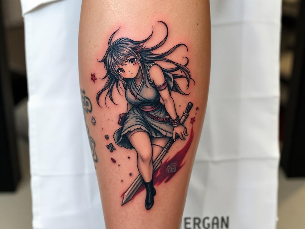 Esempio di tatuaggio Manga